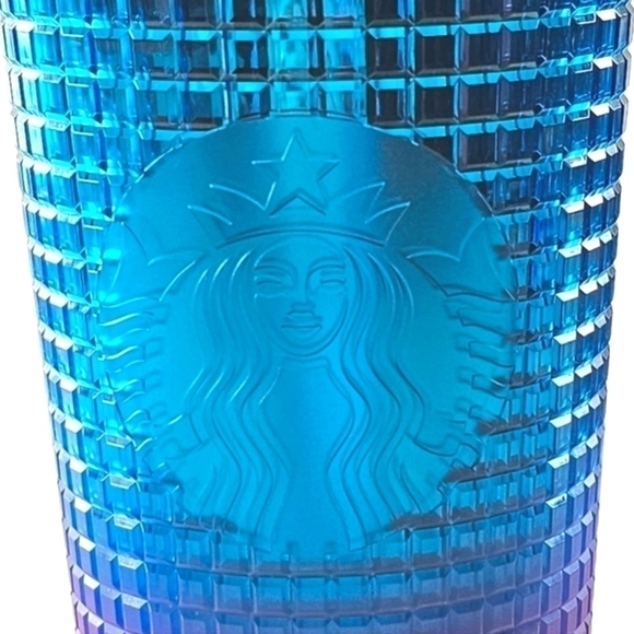 Tim Singleton x Starbucks Gradient Grid Cold Cup - Picture 5 of 7